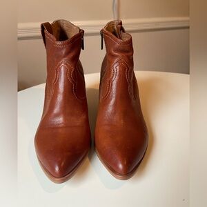 Frye Brown Ankle Boots